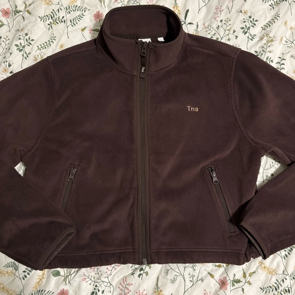 TNA Jackets & Blazers - TNA Brown Fleece Jacket